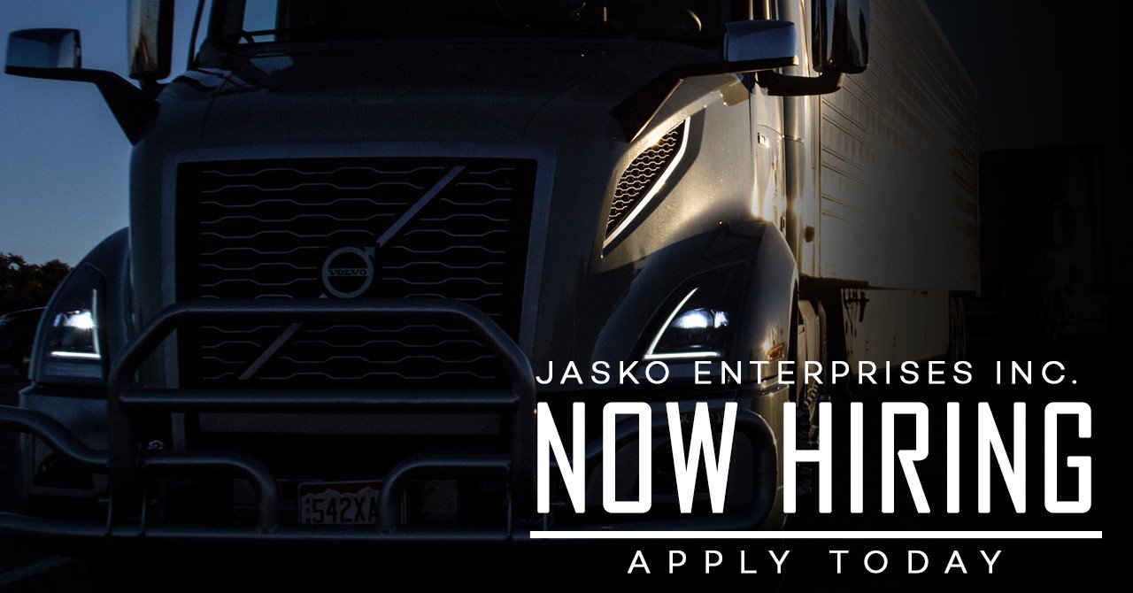 JASKO Enterprises is hiring professional drivers