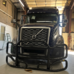 Volvo VNL tractor with X-Guard deer guard