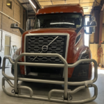 Volvo VNL tractor with X-Guard deer guard
